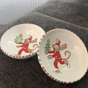 Child's Ceramic Bowls Kelly B Rightsell 6" Set Of 2